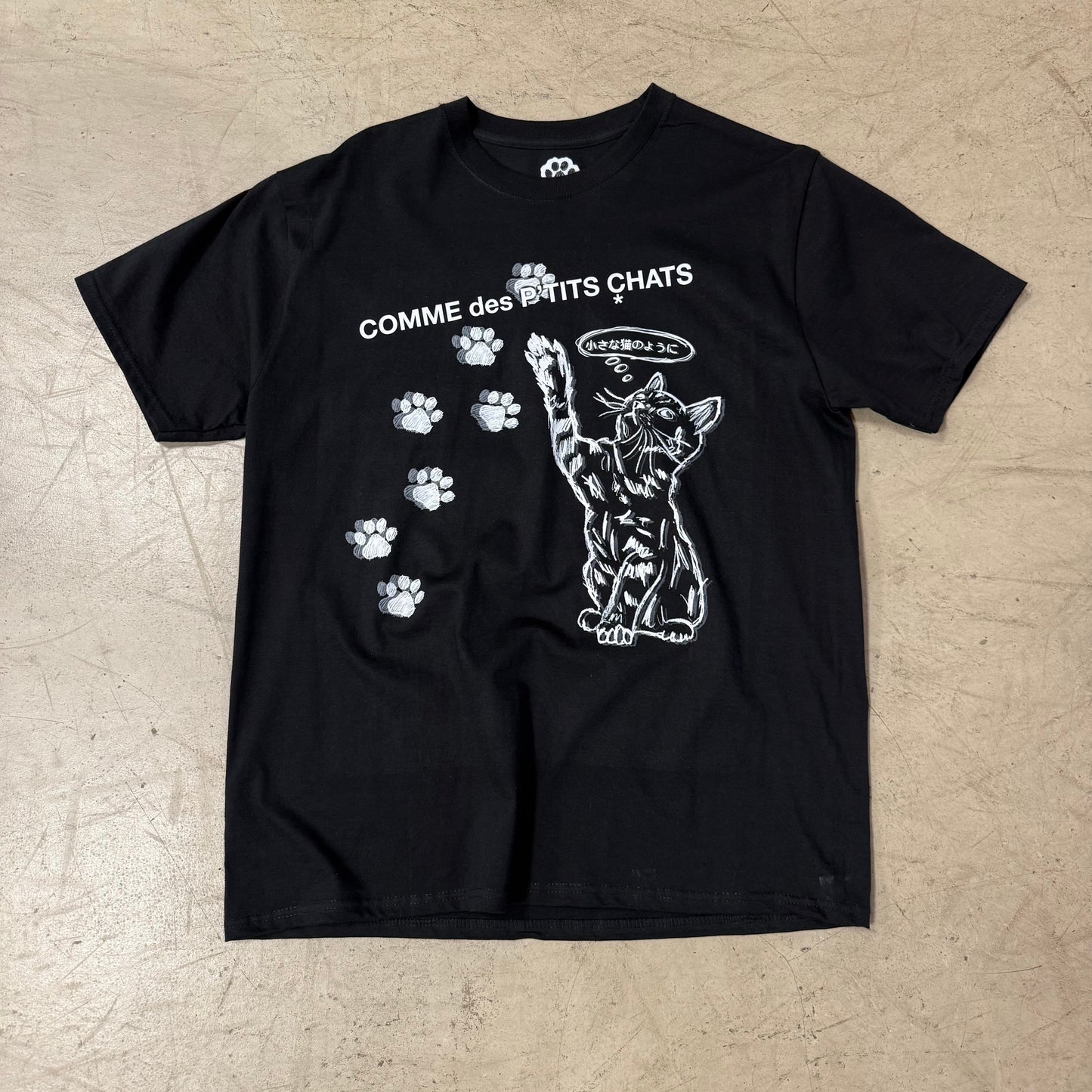 Tee Shirt Comme des P'tits Chats Noirs
