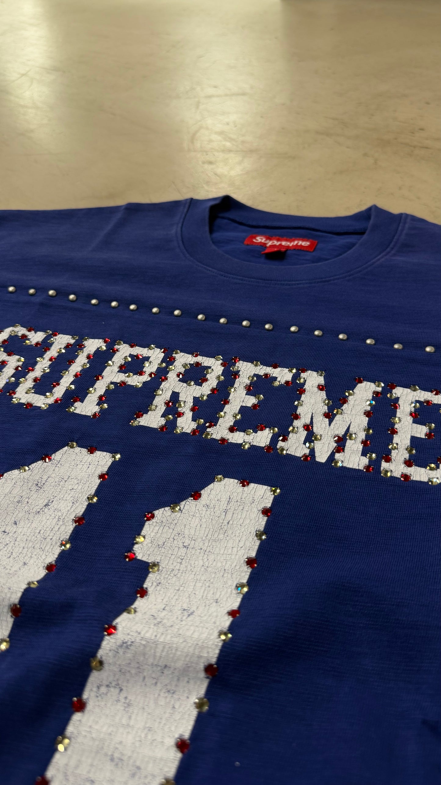 Jersey Supreme Blue Strass
