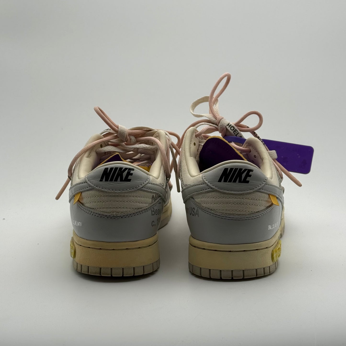 Nike Dunk Low Off White Lot 31 42,5