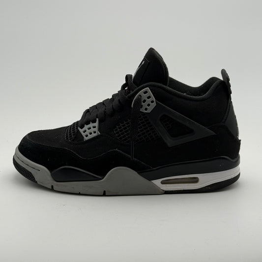Jordan 4 Black Canvas 42