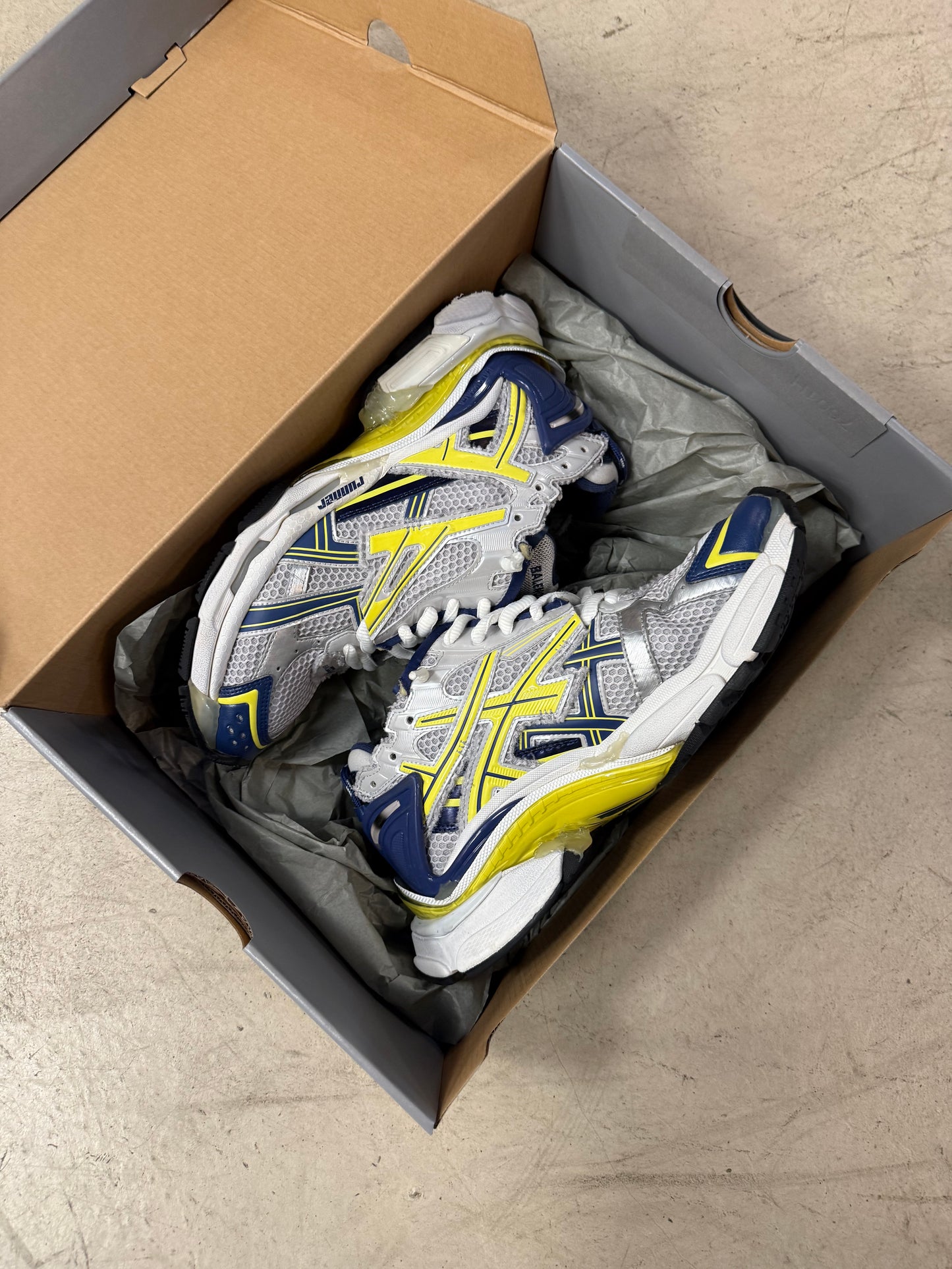 Balenciaga Runner Blue/Yellow 42