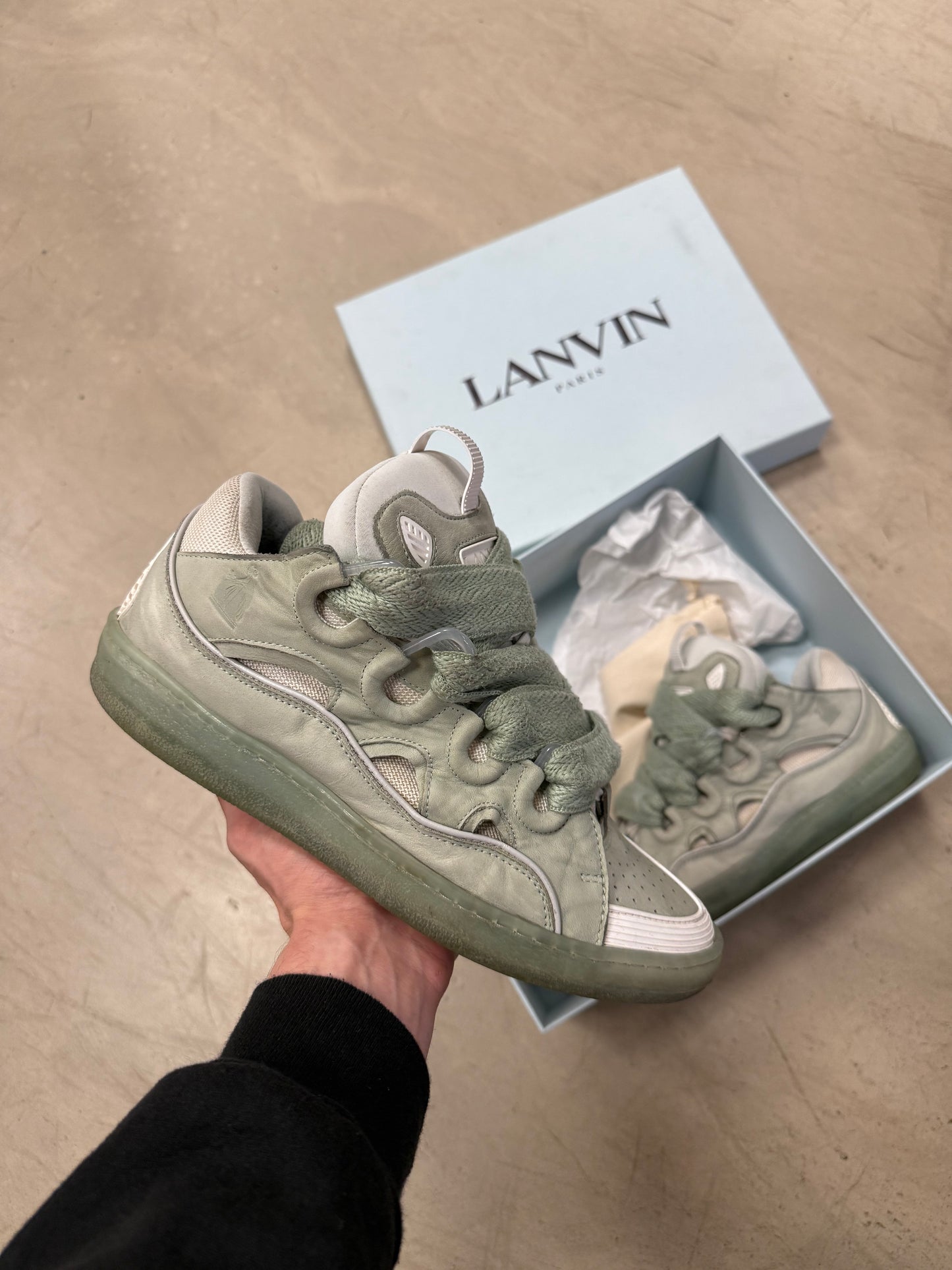 Lanvin Curb Bleu 44