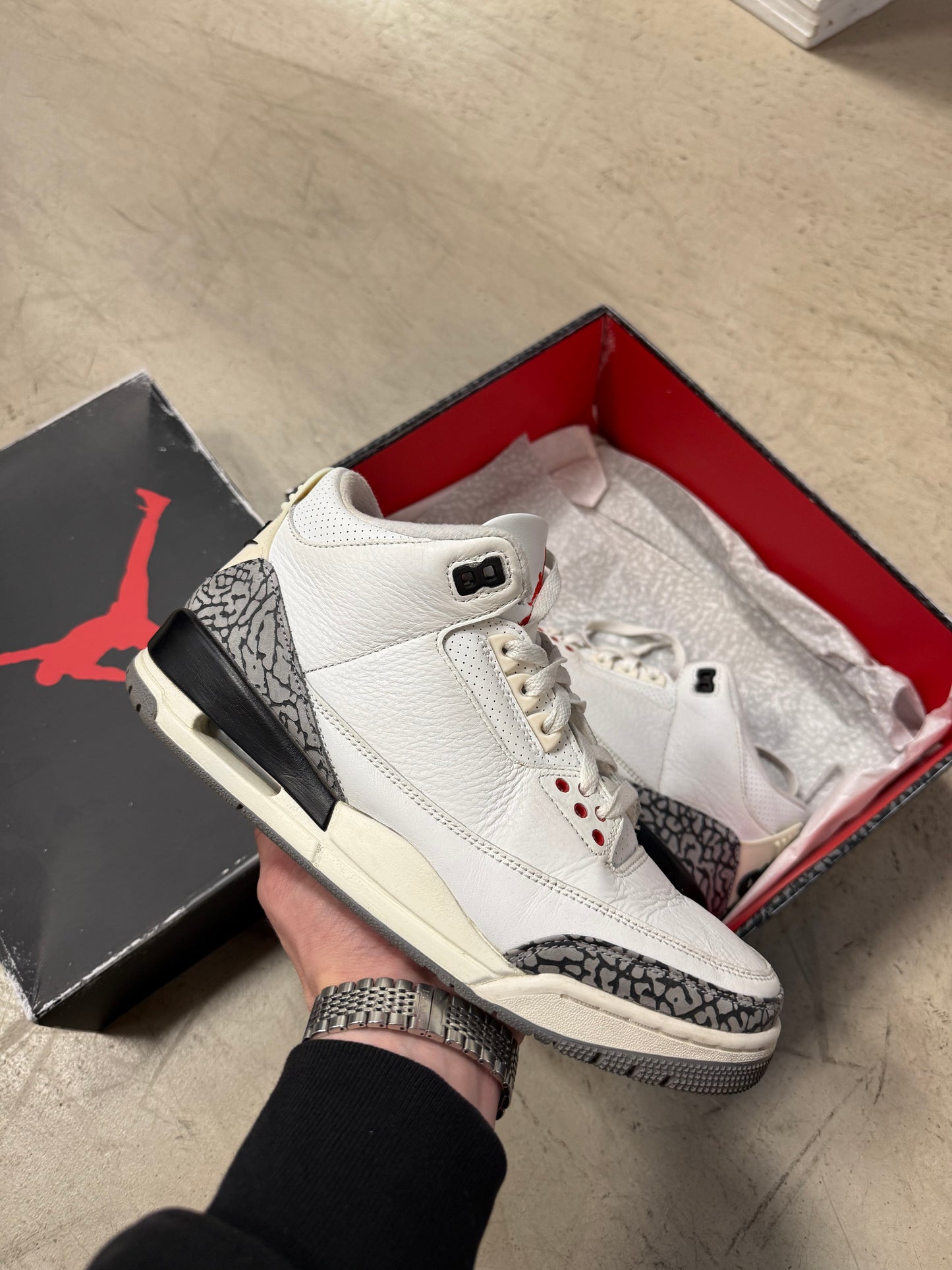 Jordan 3 White Cement 42