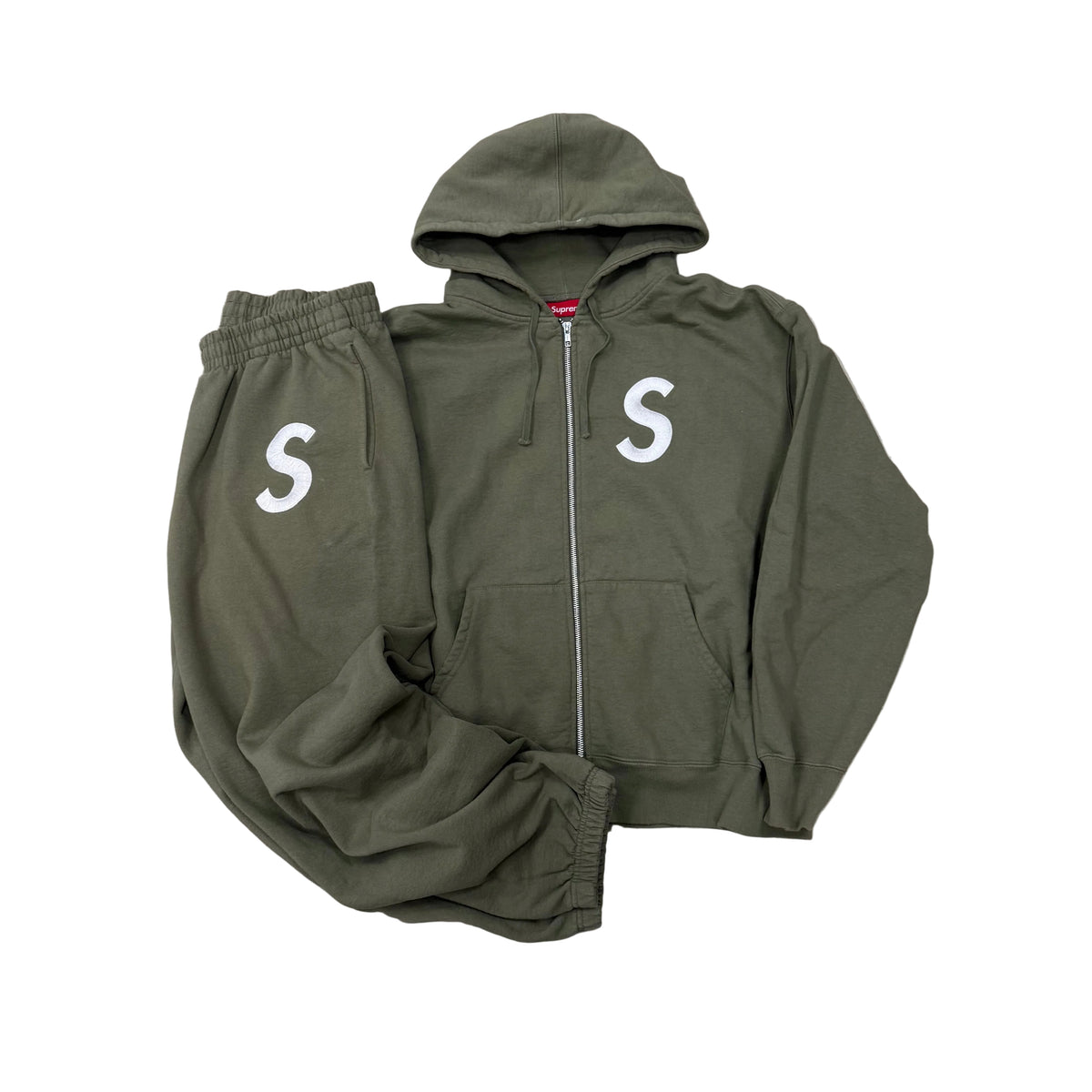 Ensemble Supreme S Logo Kaki Occasion