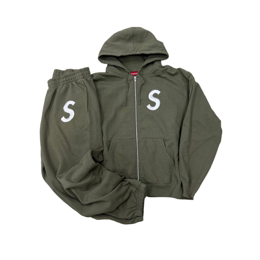 Ensemble Supreme S Logo Kaki Occasion