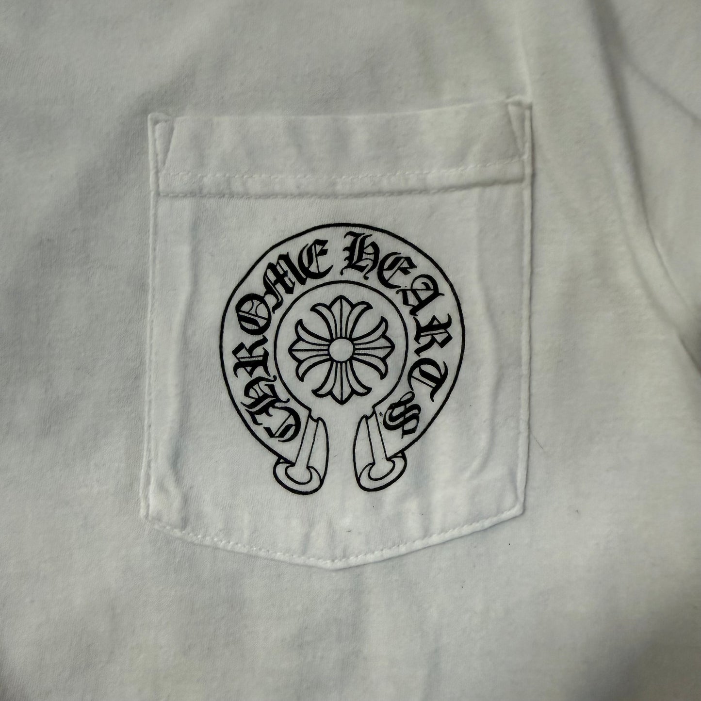 Tee Shirt Chrome Hearts Los Angeles Blanc
