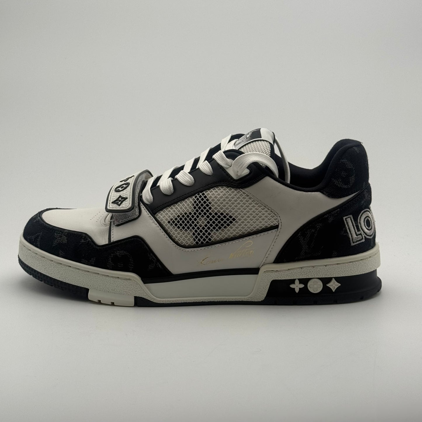 Louis Vuitton Trainer Noir Blanche 42