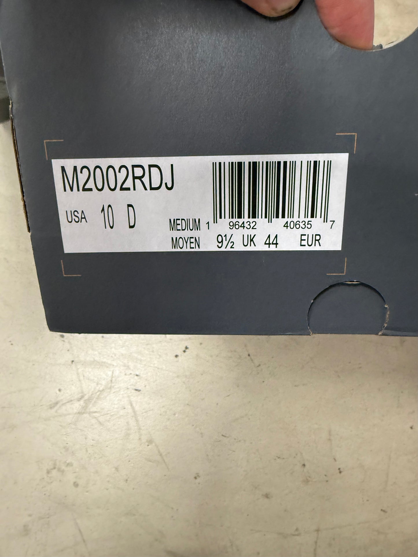 New Balance 2002r Protection Pack Black 44