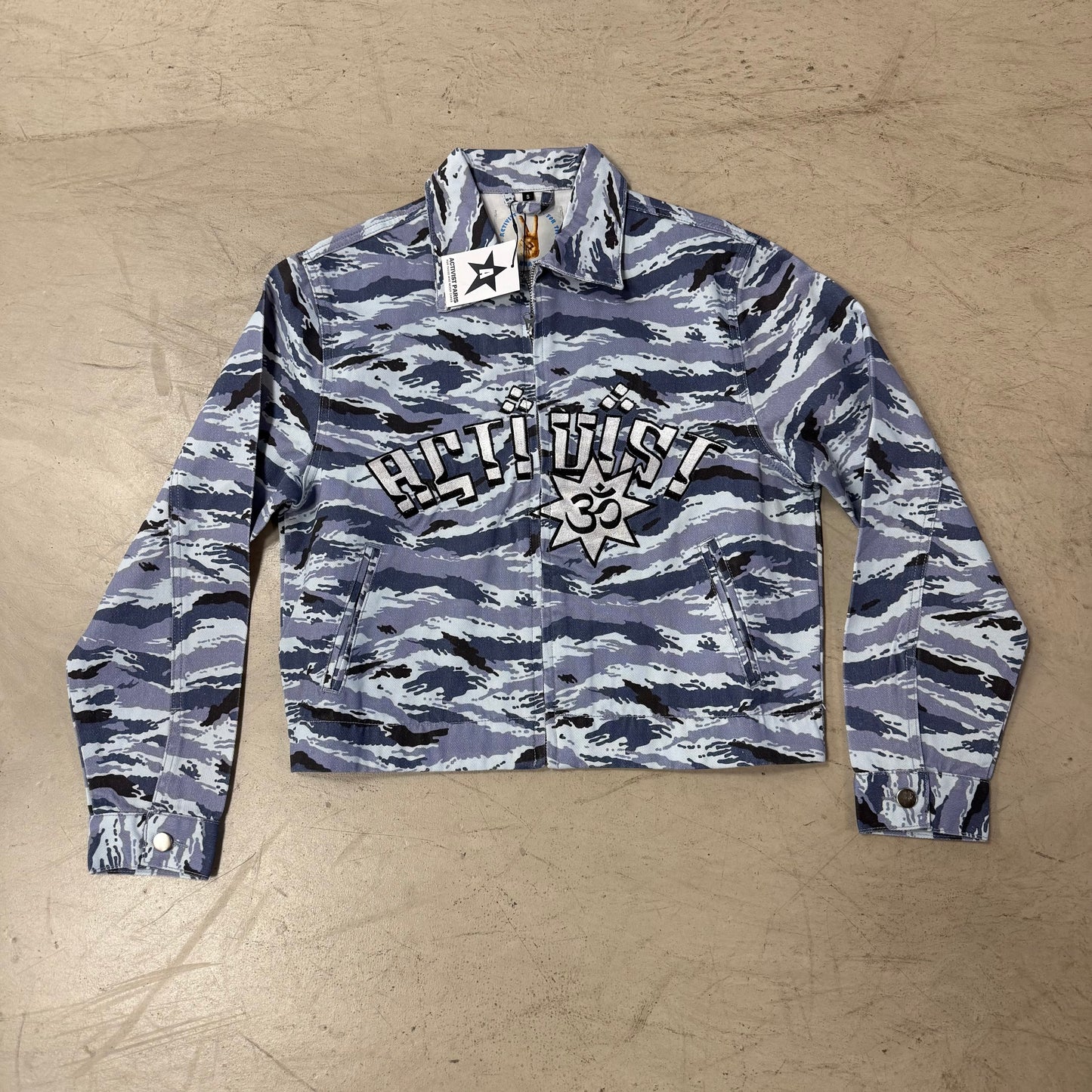 Camo Denim Jacket Activist Paris