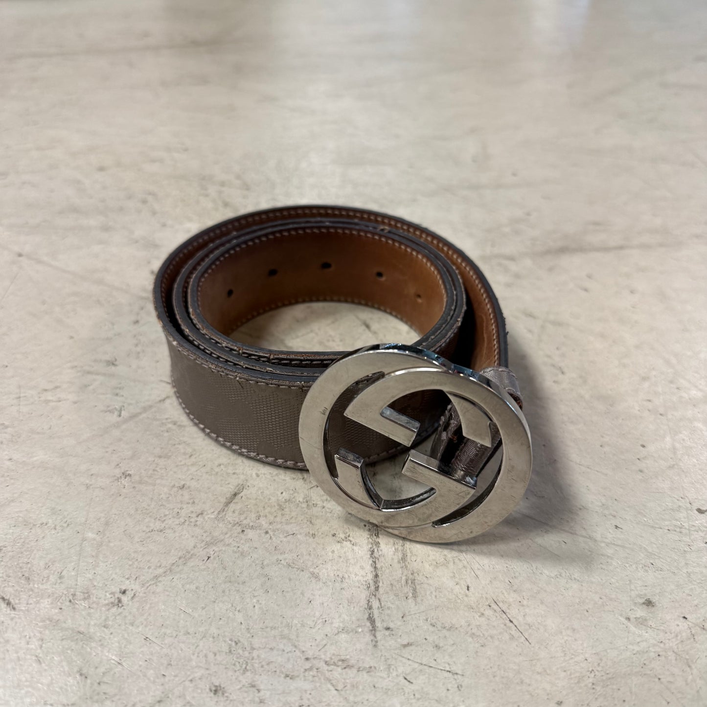 Ceinture Gucci Argenté