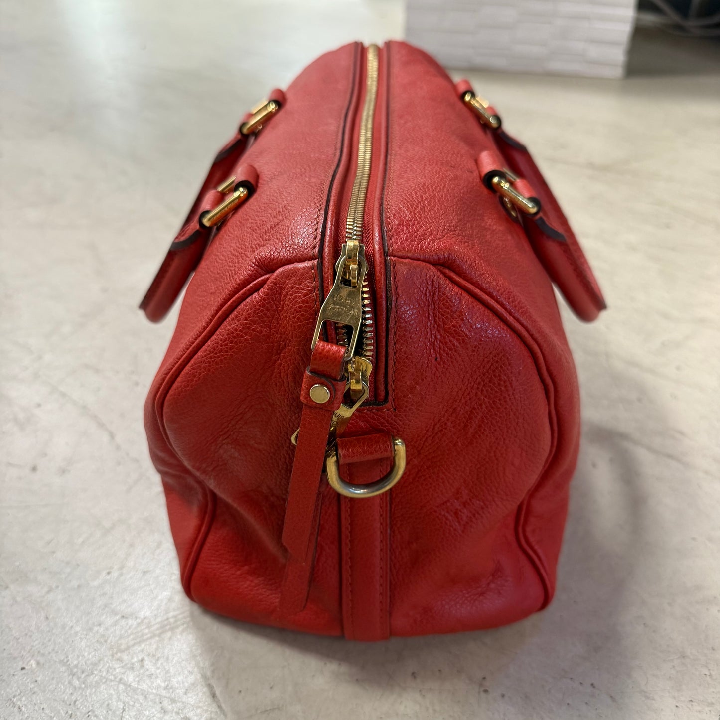 Sac Louis Vuitton Speedy 30 Rouge
