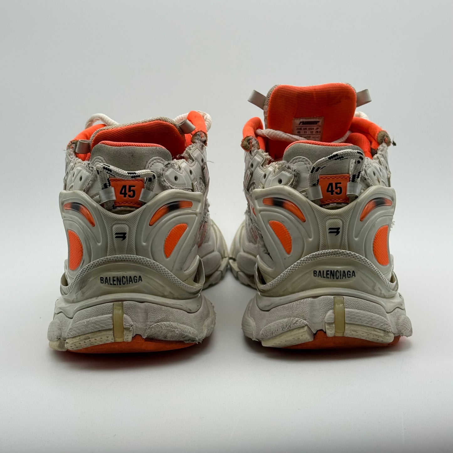 Balenciaga Runner White Orange 45