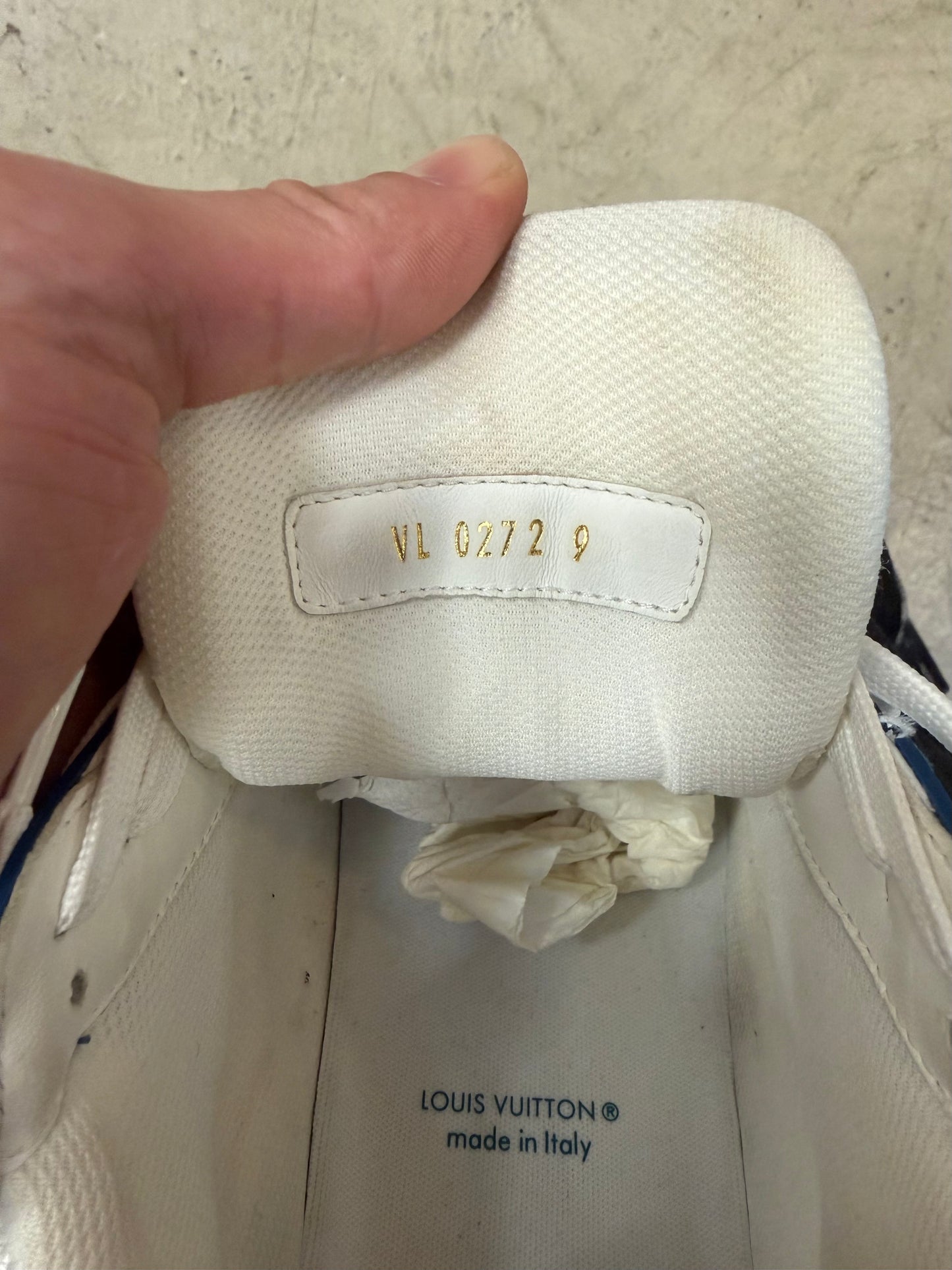 Louis Vuitton Trainer Denim 44