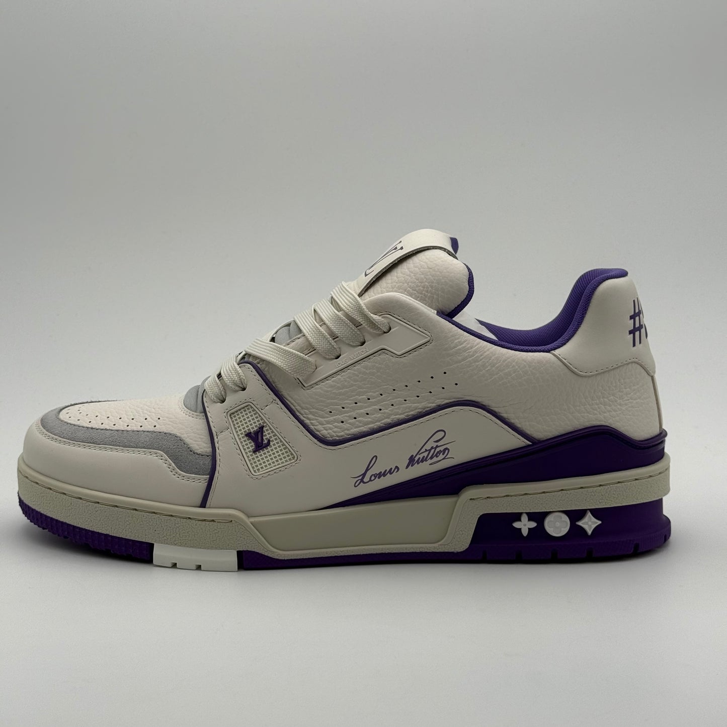 Louis Vuitton Trainer Purple White 43