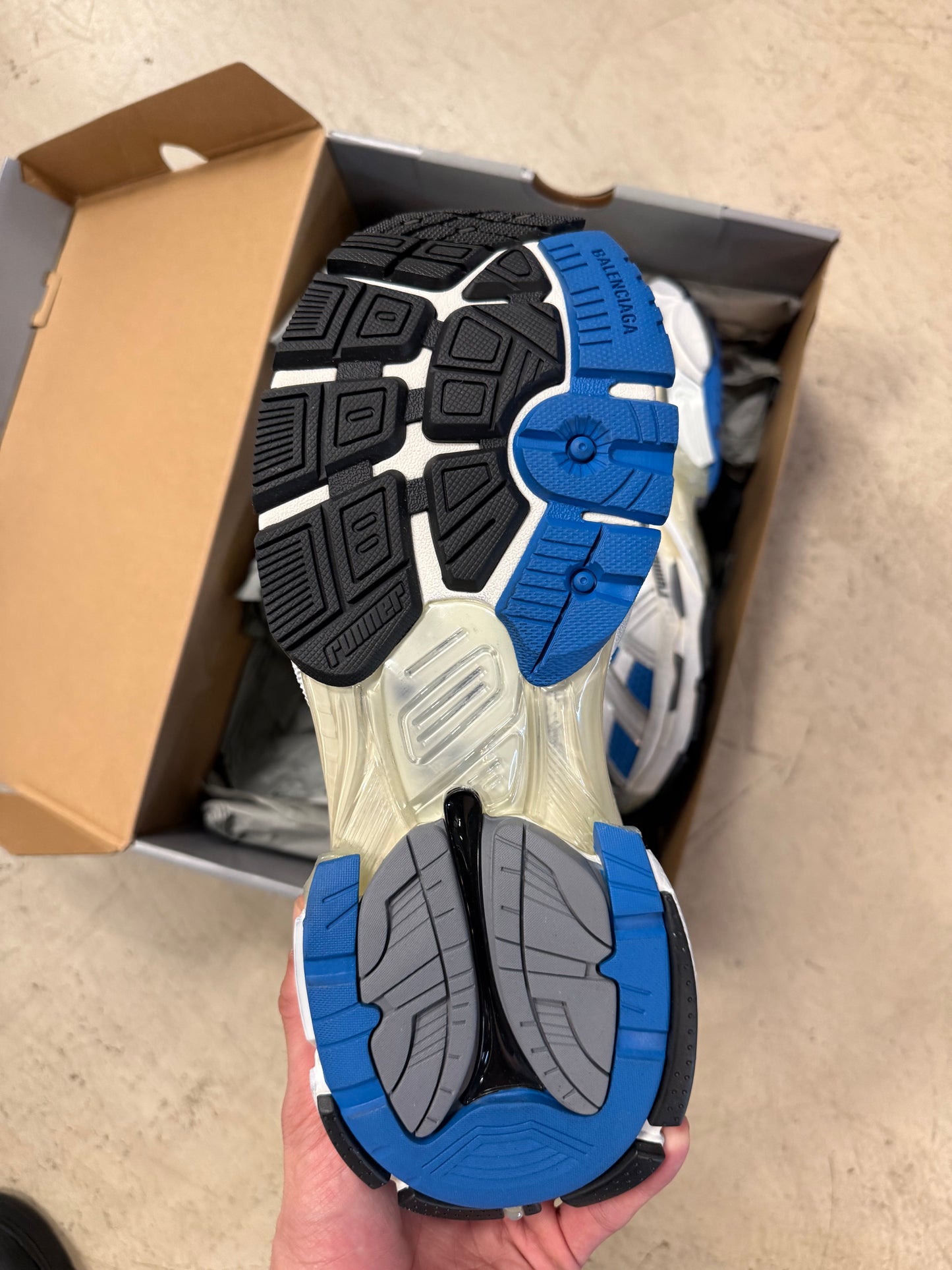 Balenciaga Runner White Blue 41