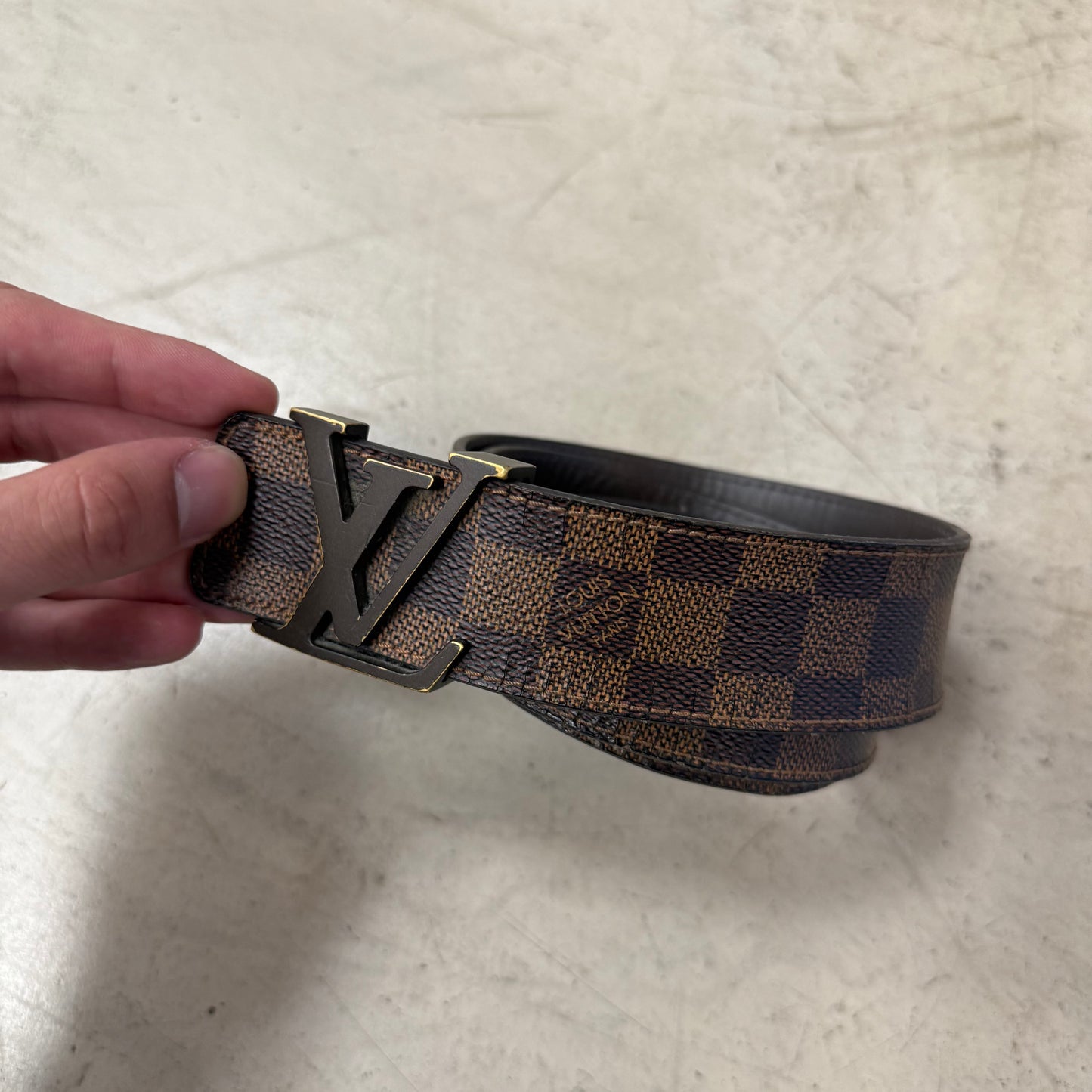 Ceinture Louis Vuitton Marron
