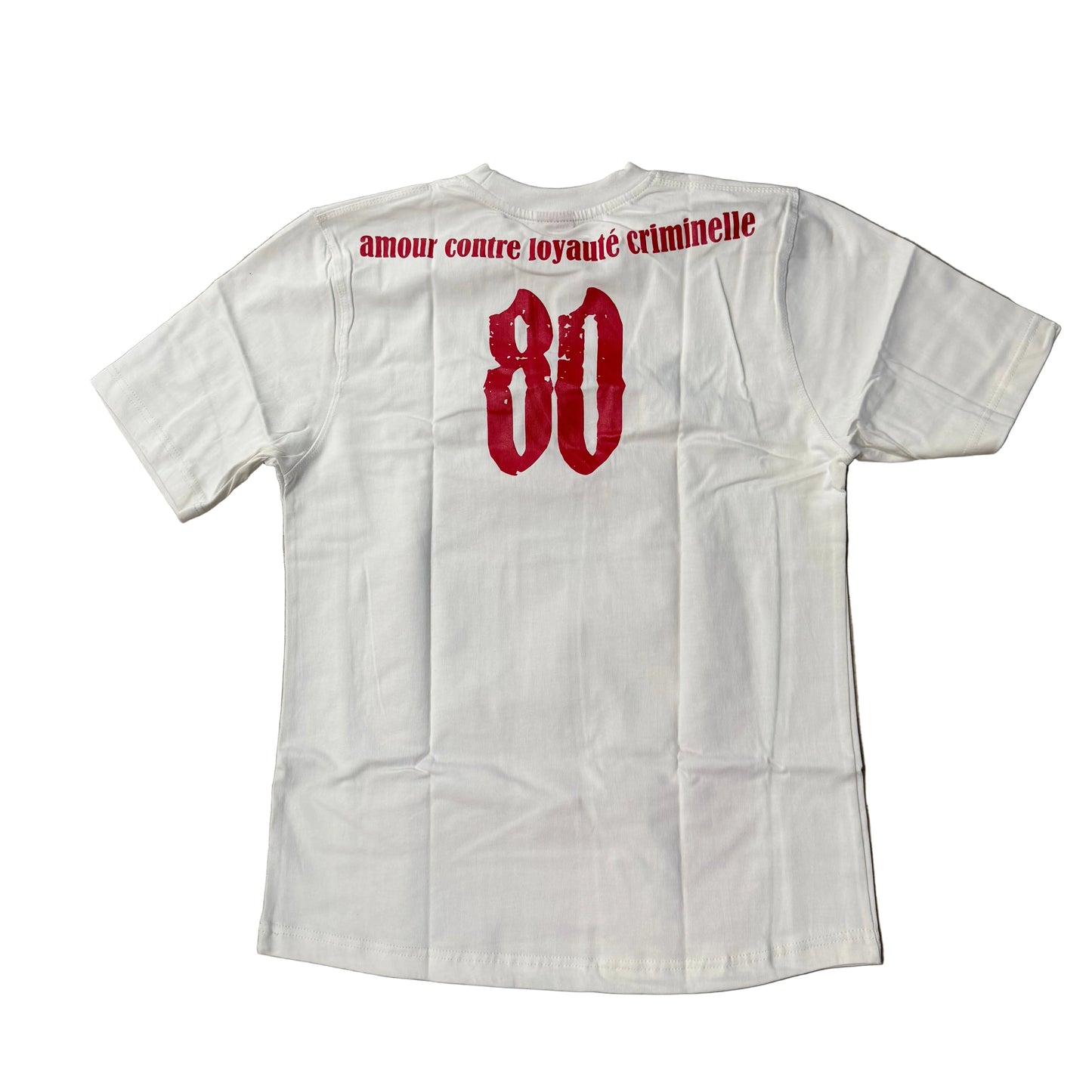 Tee Shirt 80cipper Blanc Amour