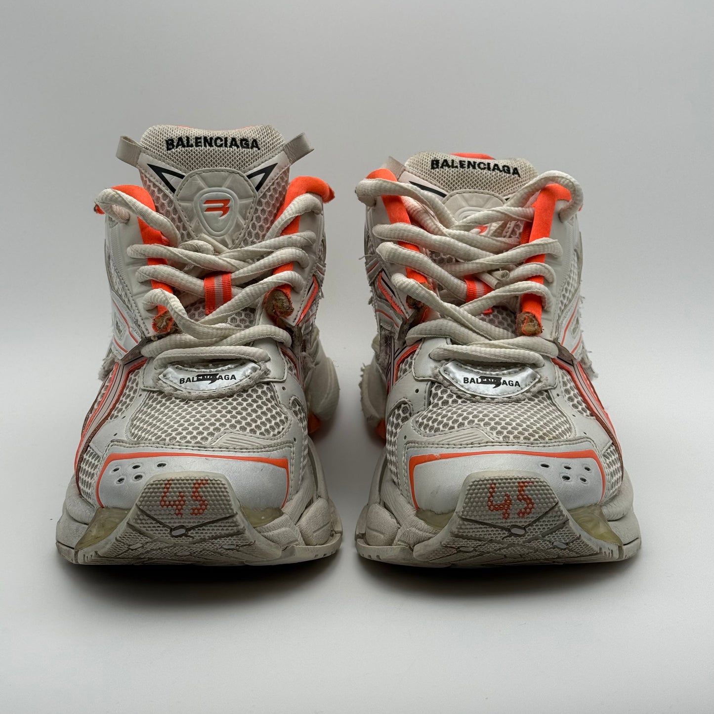 Balenciaga Runner White Orange 45