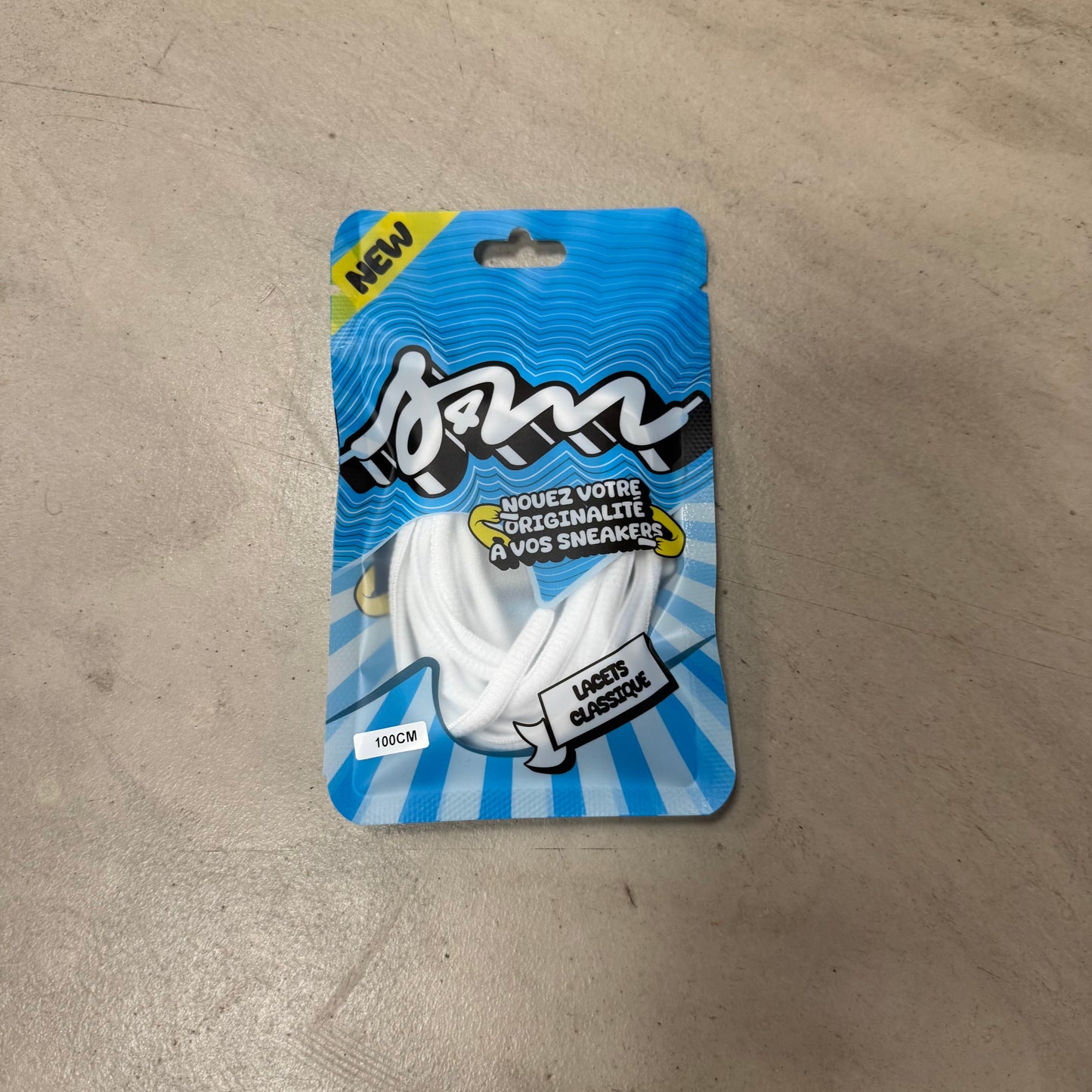 Lacet S4M Rond Blanc