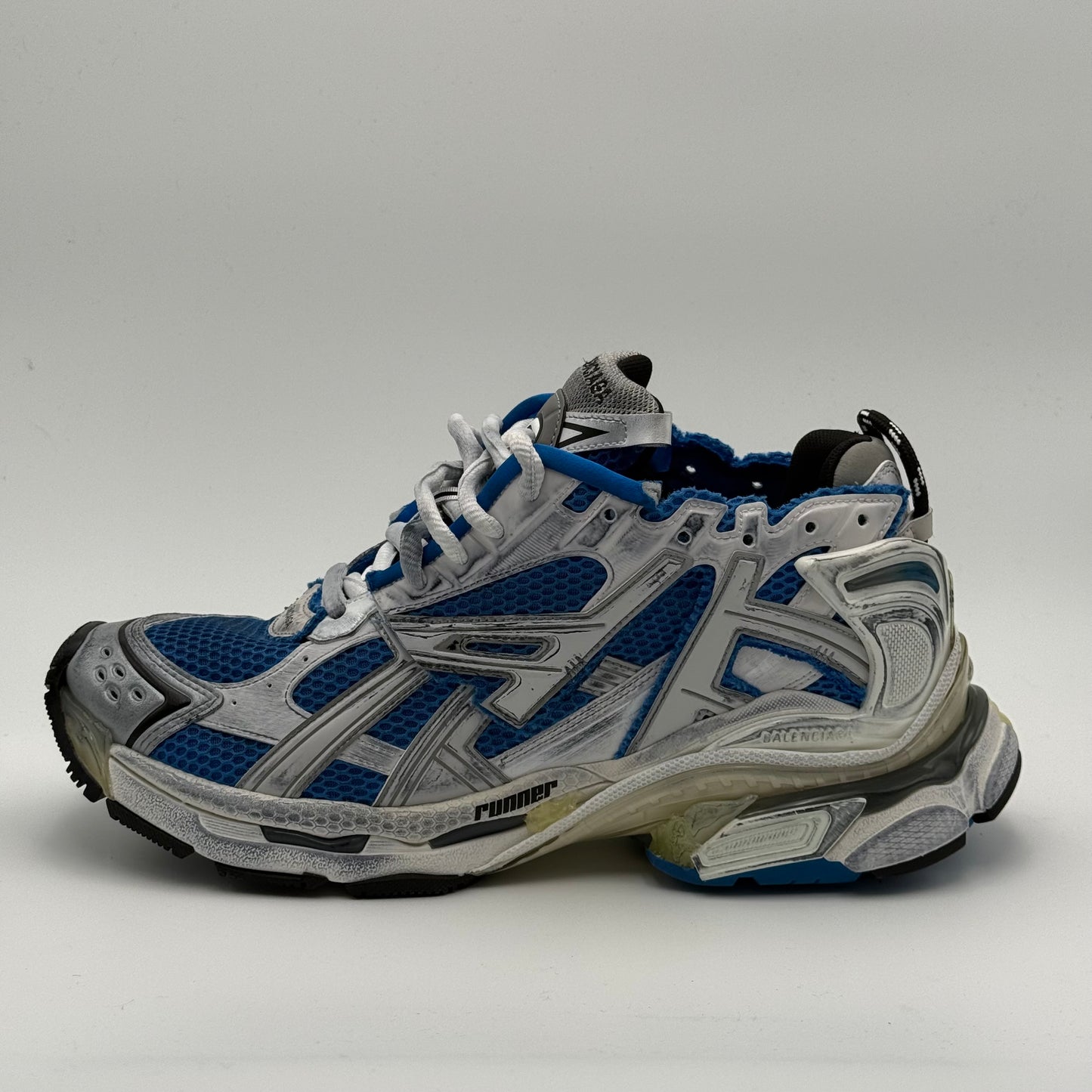 Balenciaga Runner White Blue