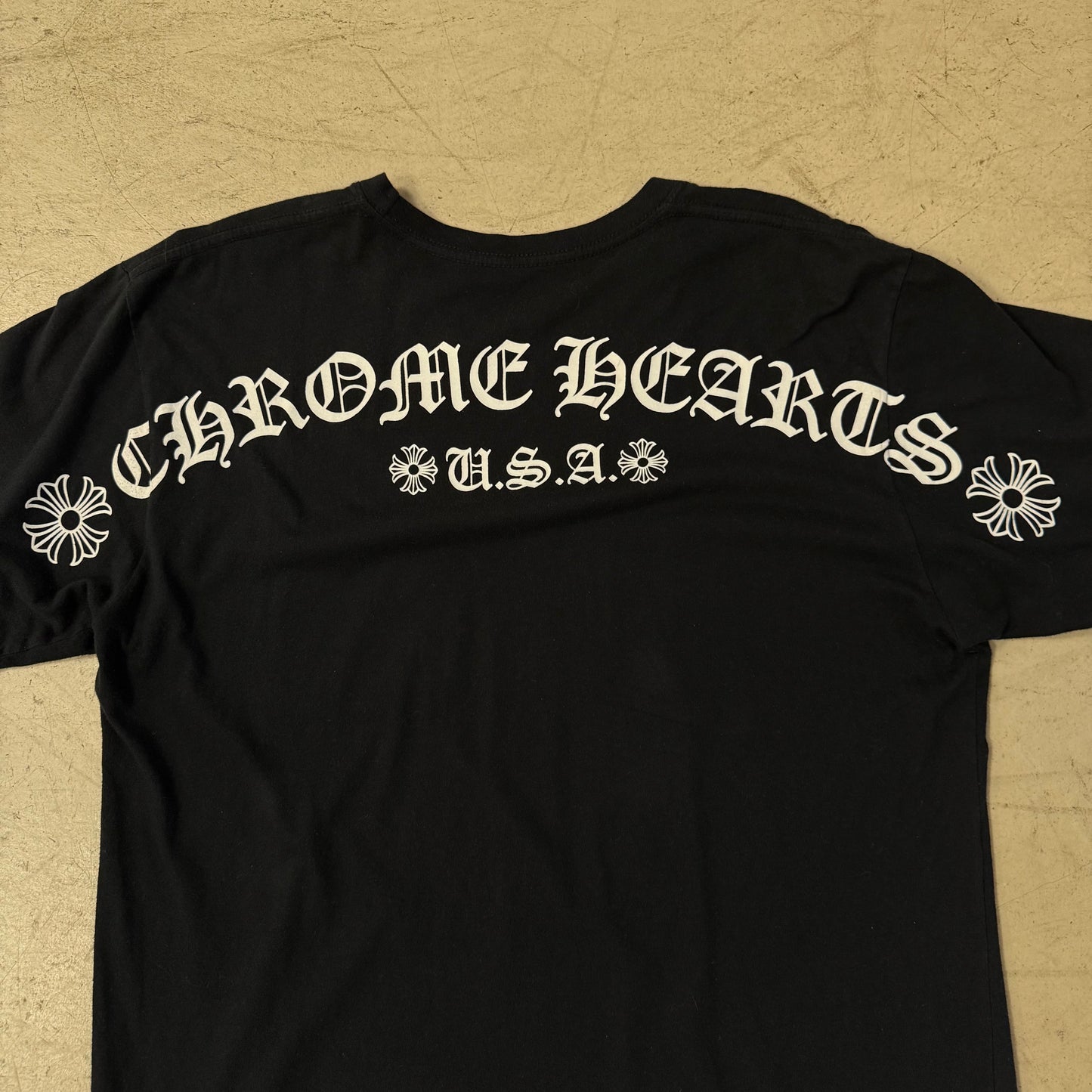 Tee Shirt Chrome Hearts USA pocket