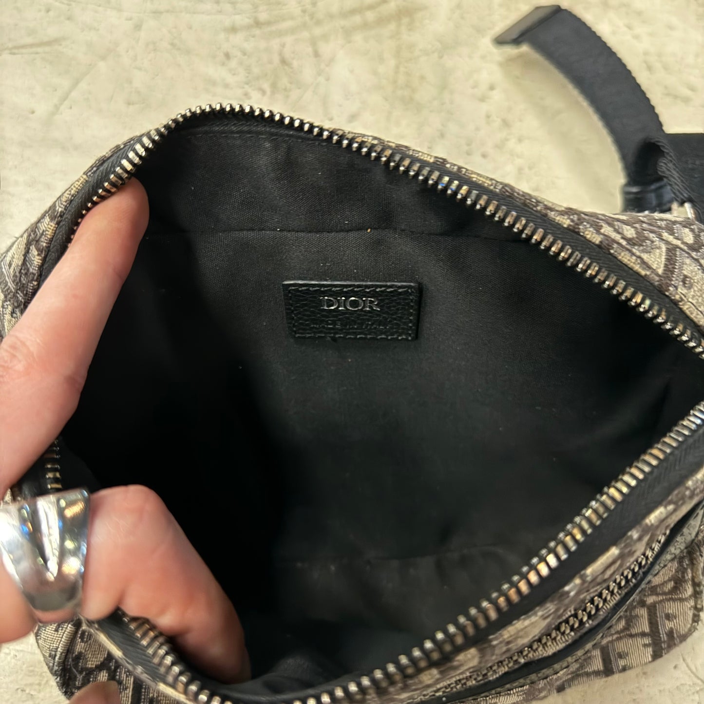 Dior Messenger Bag Safari Oblique