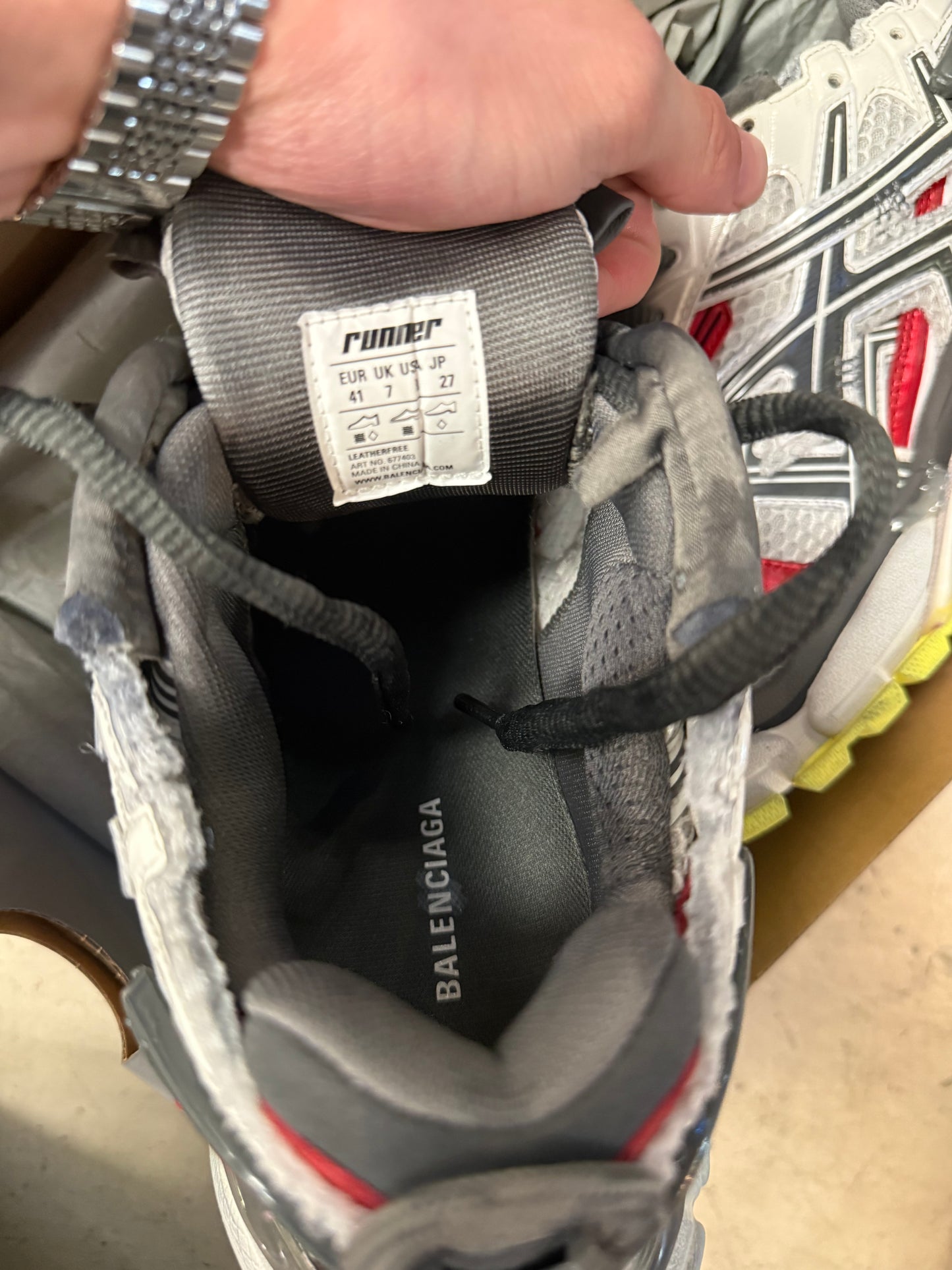 Balenciaga Runner Multi Red