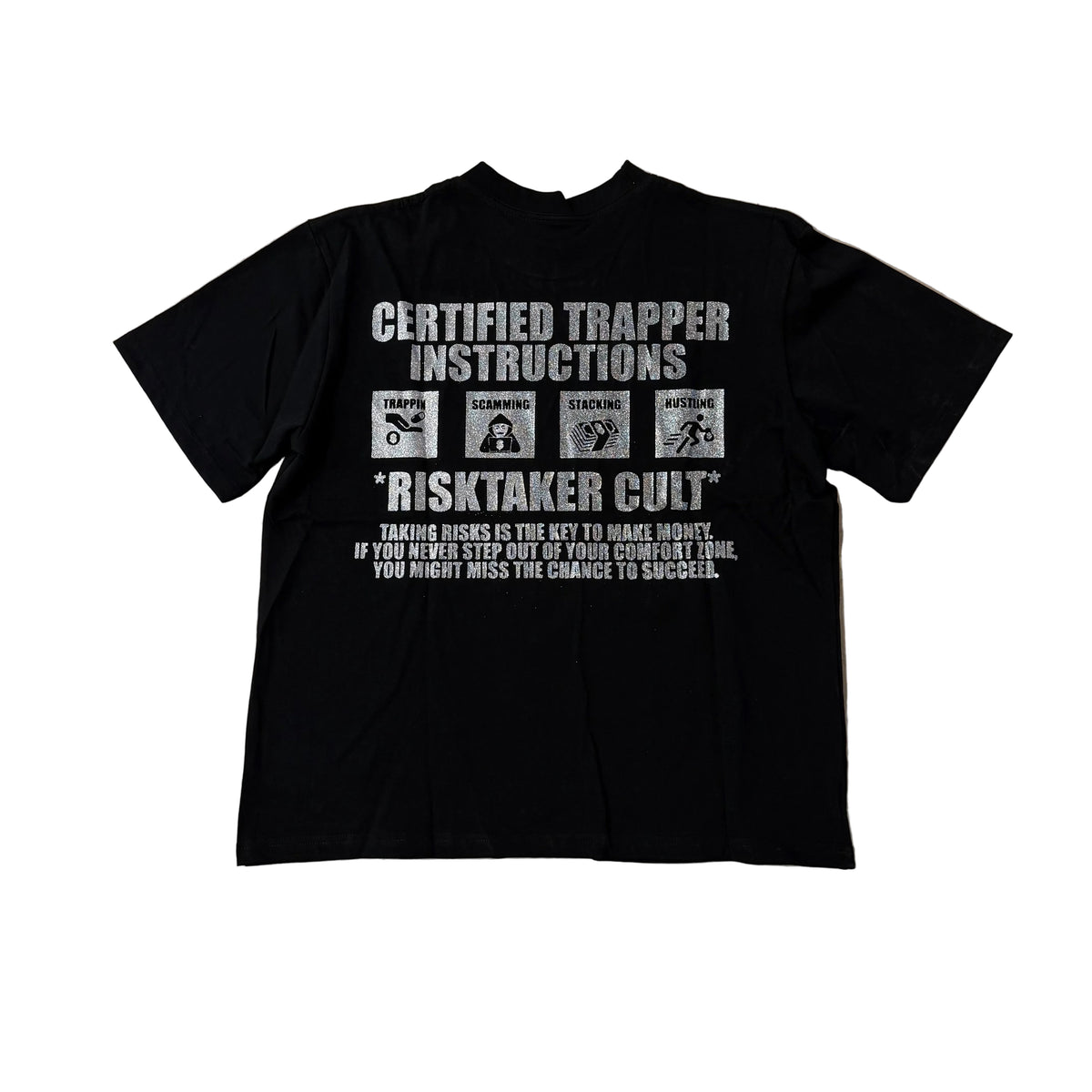 Tee Shirt Risktaker « CERTIFIED TRAPPER » Shiny