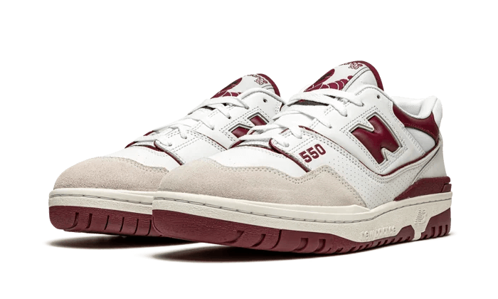 New Balance 550 Sea Salt Burgundy - BB550LI1
