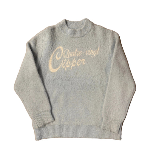 Pull Mohair 80cipper Bleu