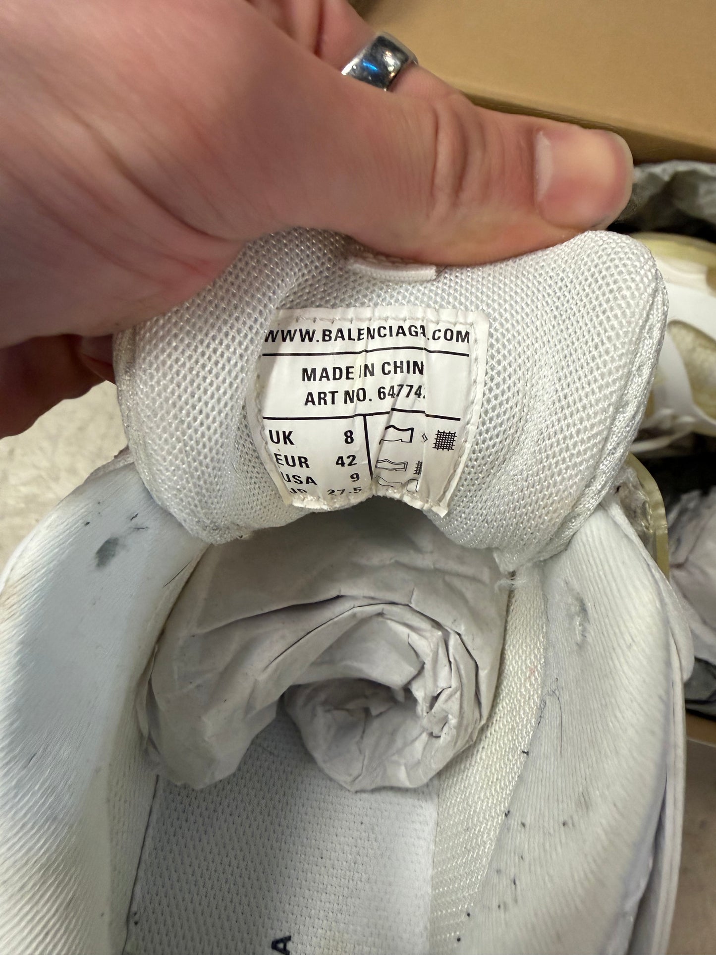 Balenciaga Track Beige 42