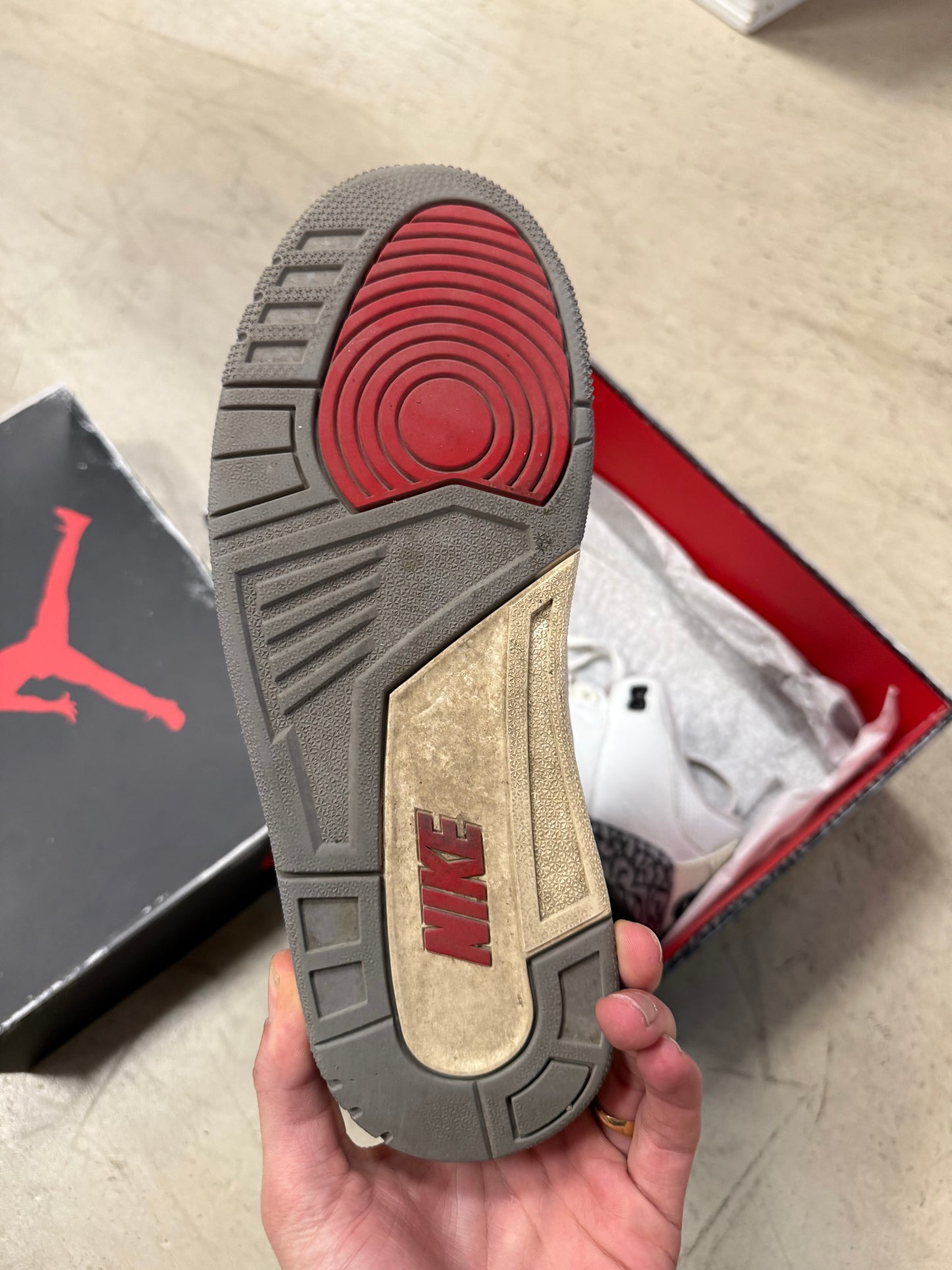 Jordan 3 White Cement 42