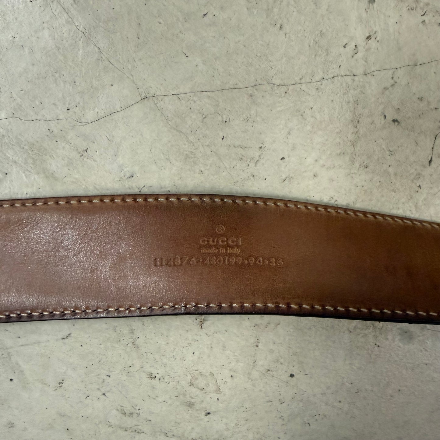 Ceinture Gucci Argenté