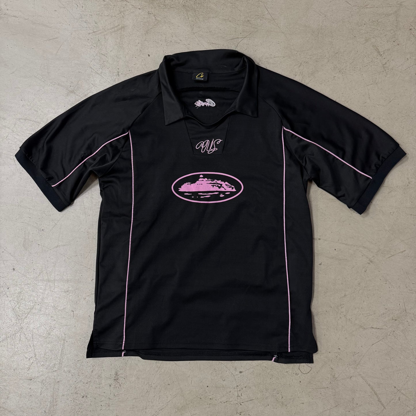 Maillot Corteiz Noir Rose Occasion