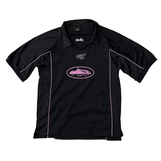 Maillot Corteiz Noir Rose Occasion