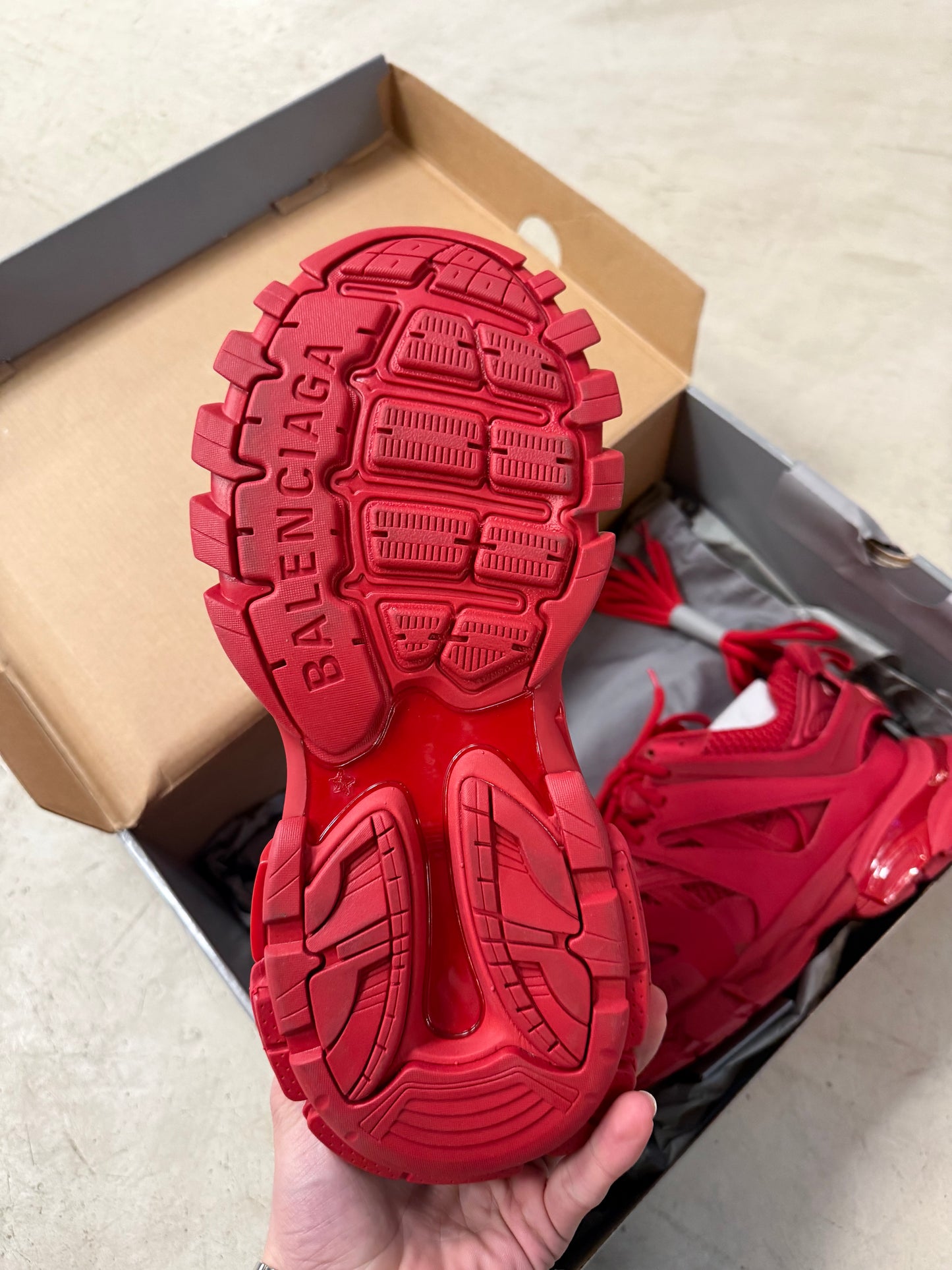 Balenciaga Track Red 42