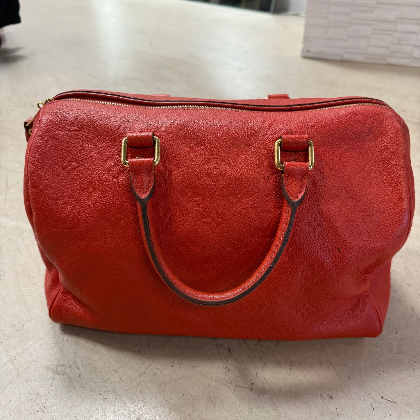 Sac Louis Vuitton Speedy 30 Rouge