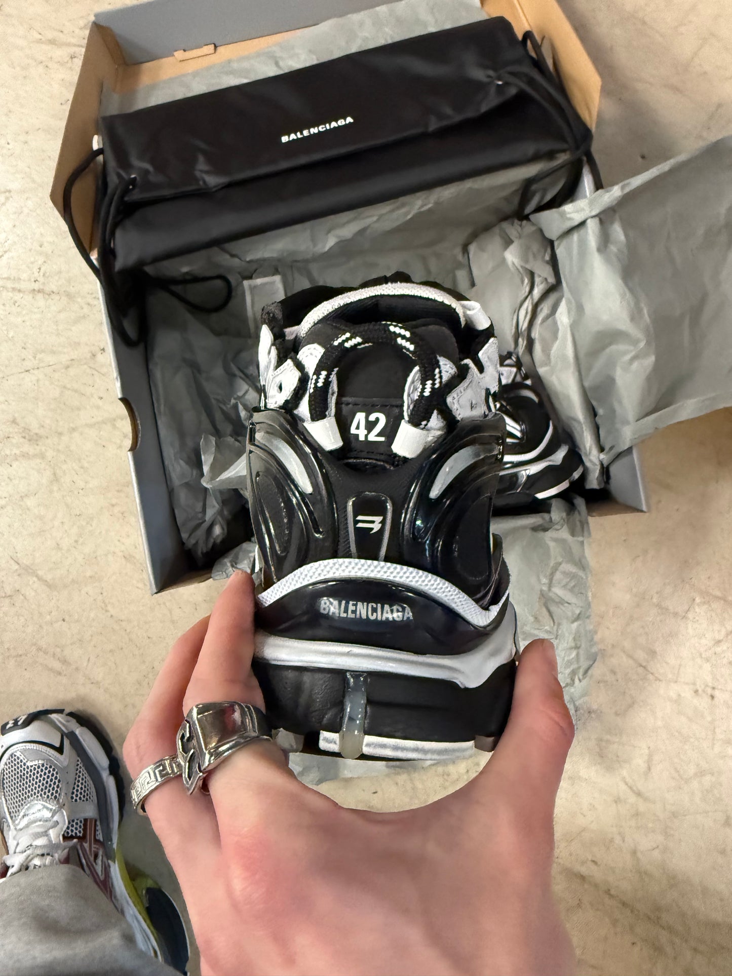 Balenciaga Runner Black & White