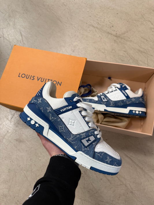 Louis Vuitton Trainer Denim 44