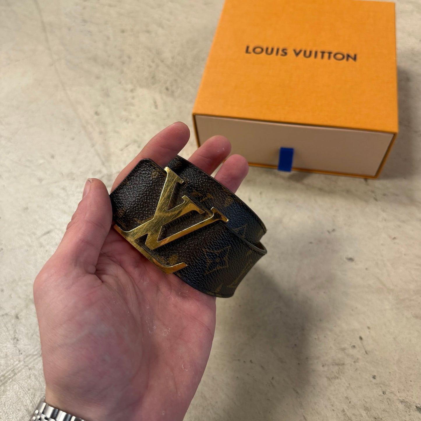 Ceinture Louis Vuitton Marron