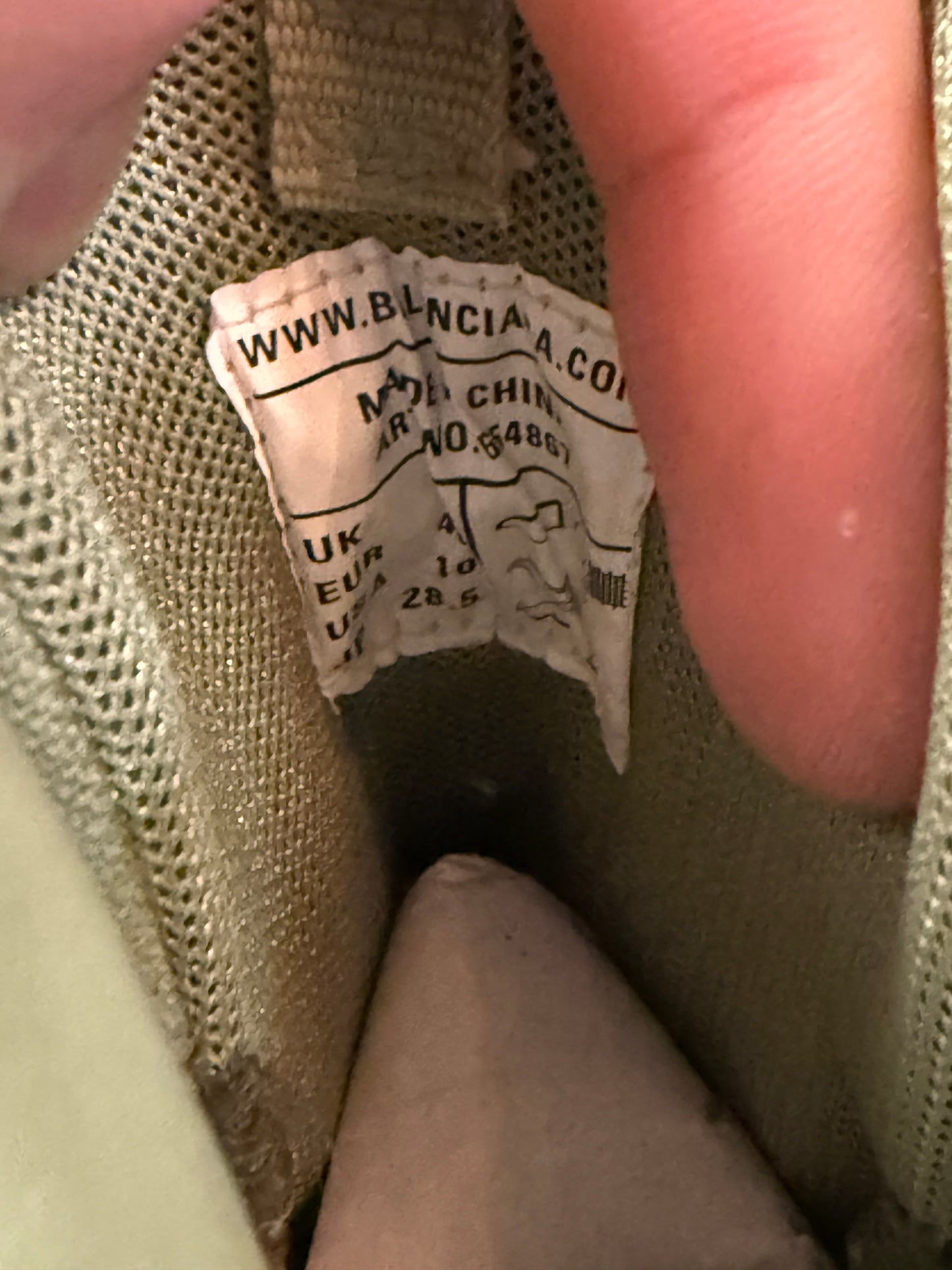 Balenciaga Track High Kaki 43