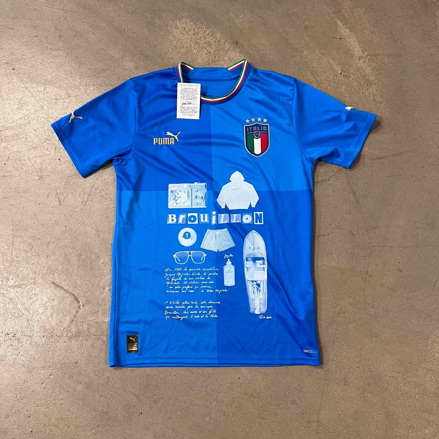 Maillot Italie Brouillon S