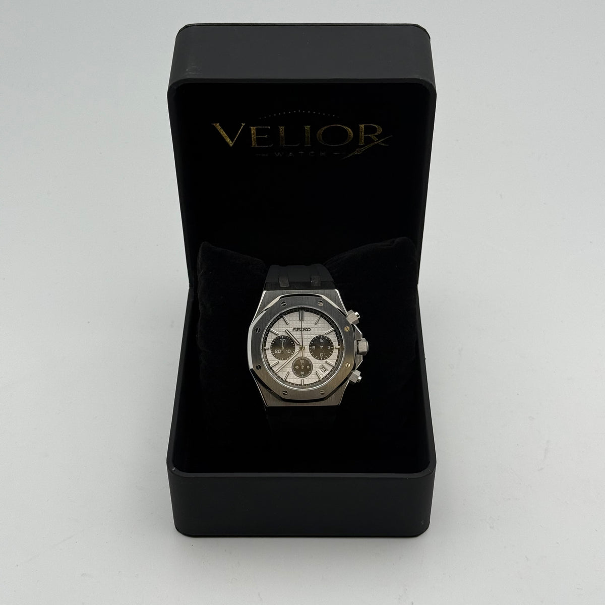 Seiko Mod Royal Oak bracelet Caoutchouc
