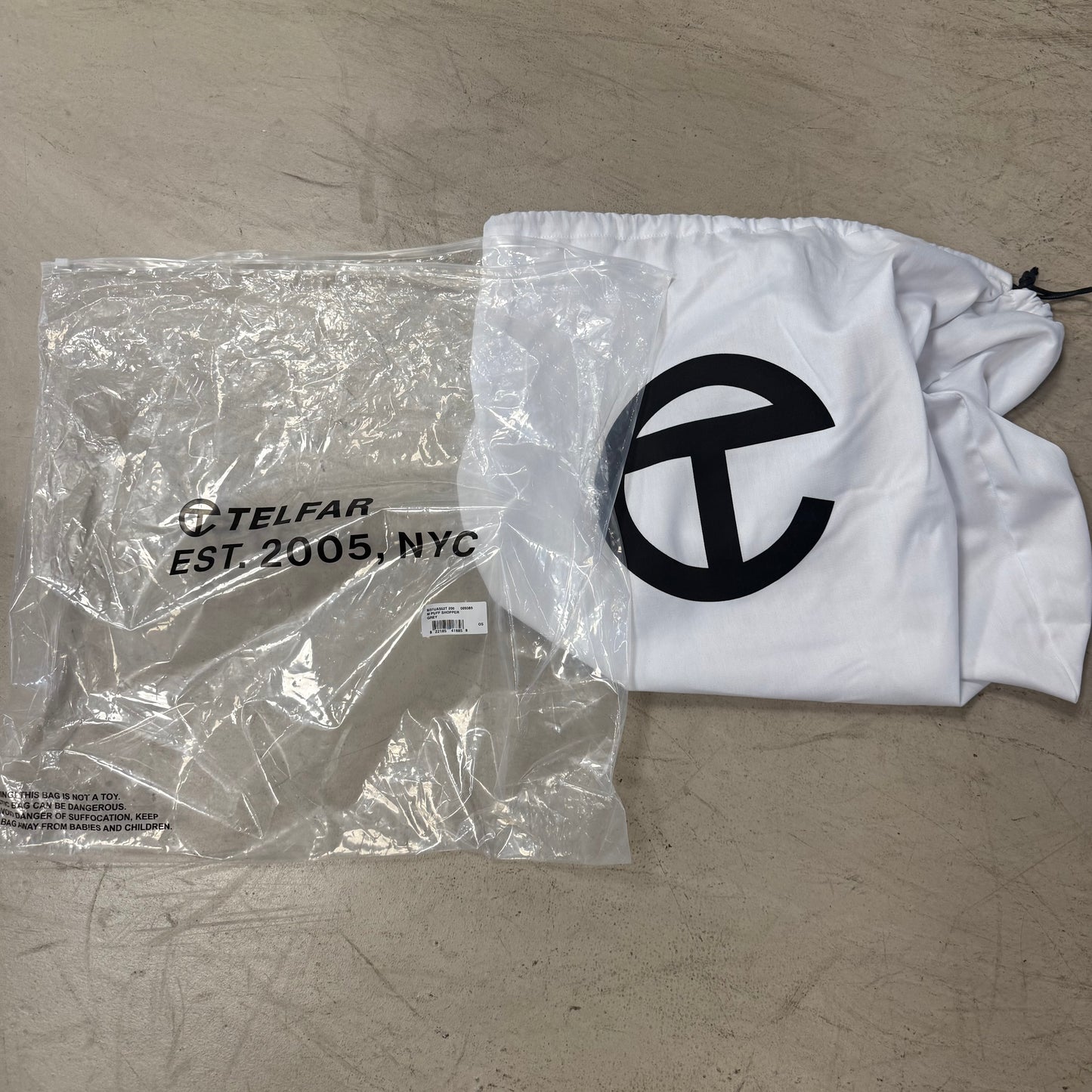 Telfar Bag Big Silver