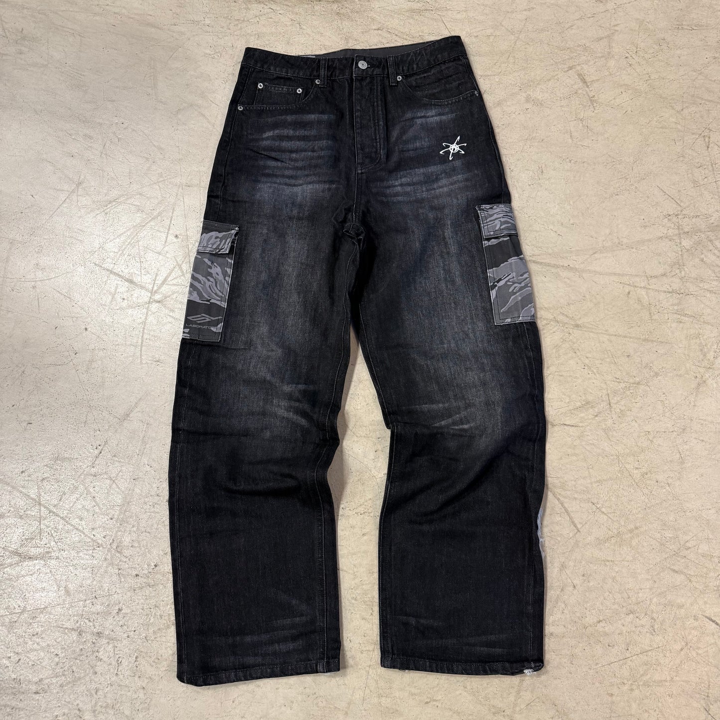 Jean Scientist Lab Camo Noir