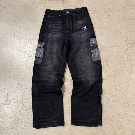 Jean Scientist Lab Camo Noir