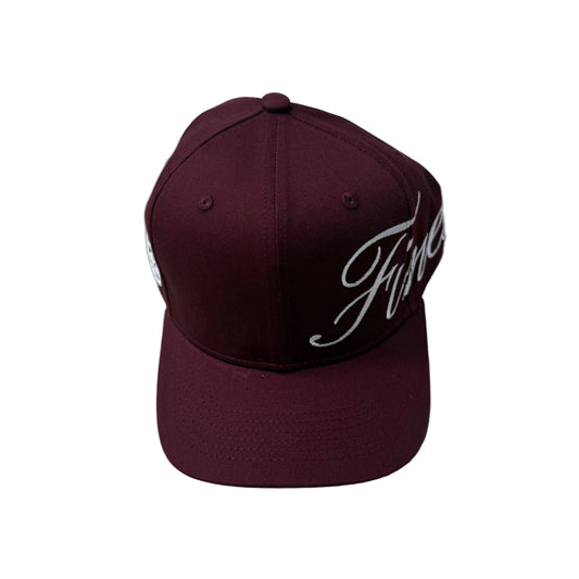 Casquette Finesse Rose Bordeaux