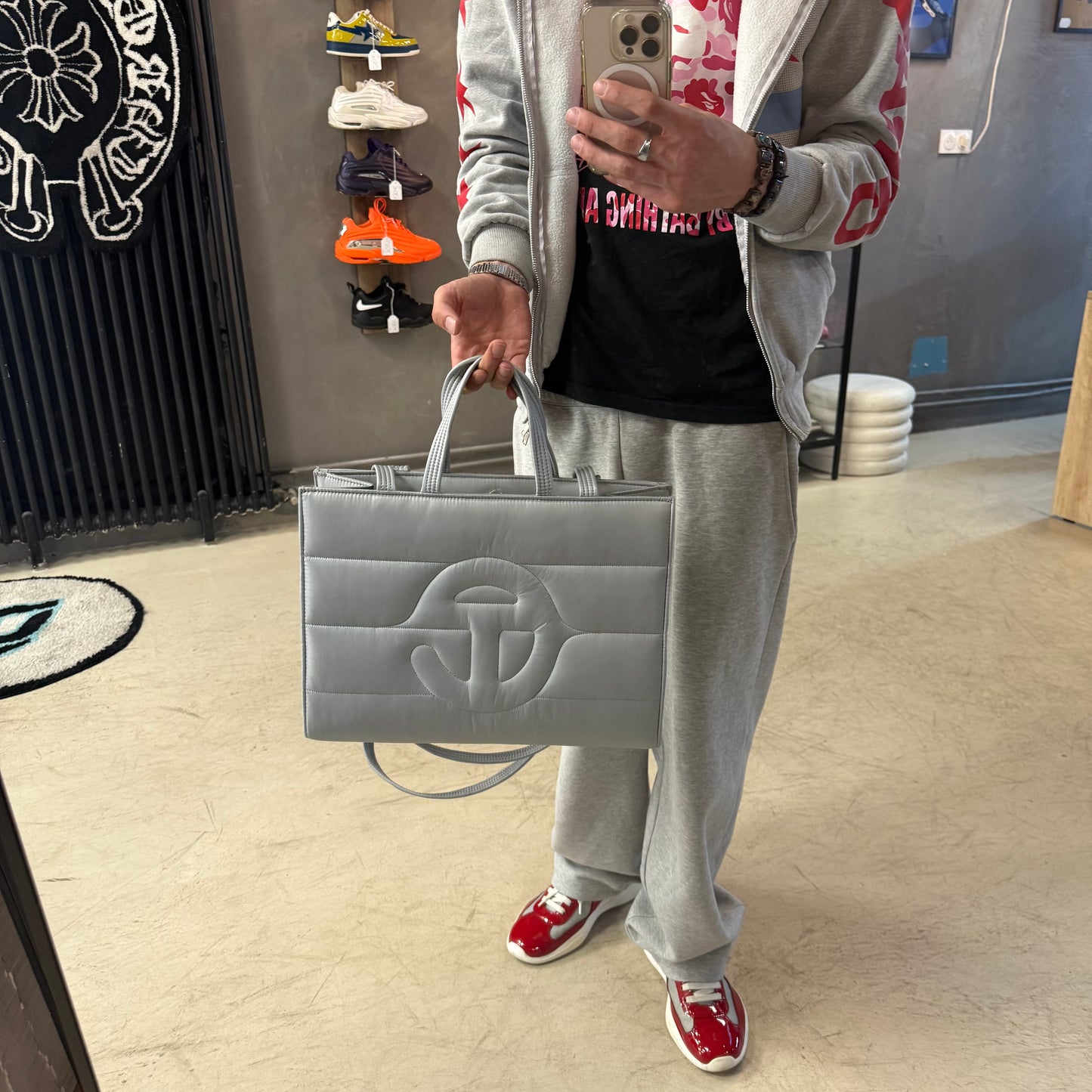 Telfar Bag Big Silver
