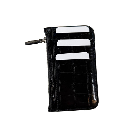 Porte Carte Balenciaga Gris Python