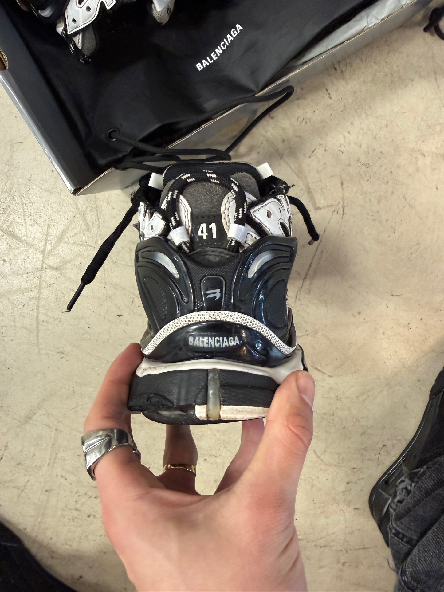 Balenciaga Runner Black & White 41